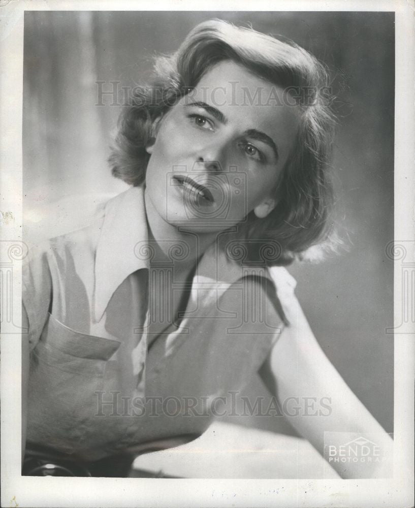 1956 Press Photo SALLY CHAMBERLIN - Historic Images
