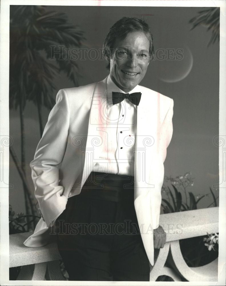 1989 Press Photo Richard Chamberlain American actor - Historic Images