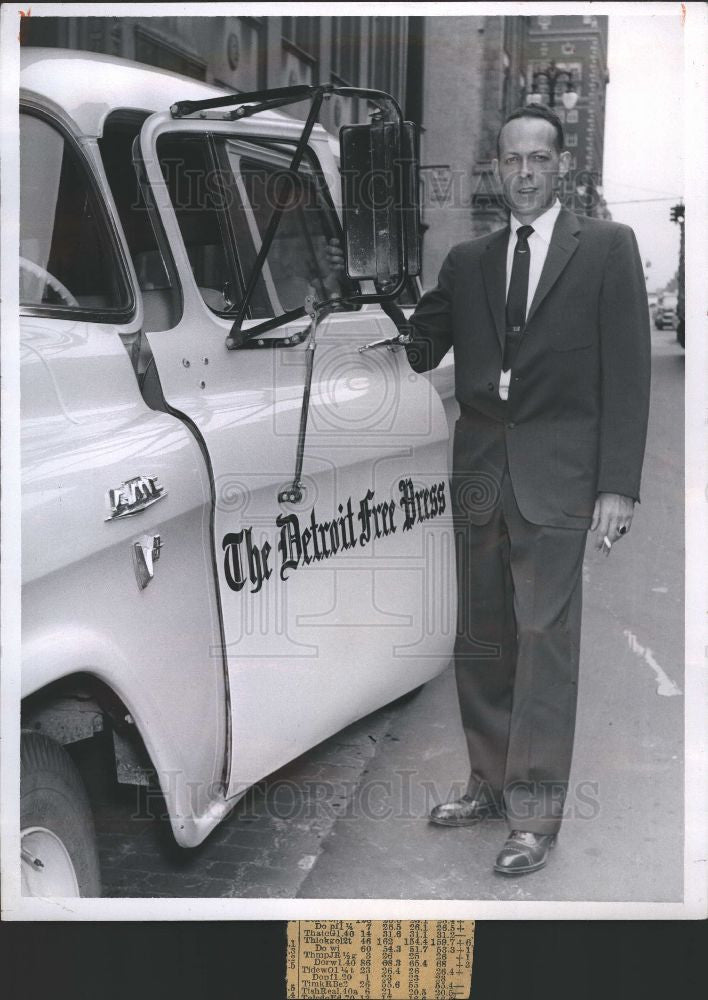 1959 Press Photo William F. Chapman Detroit Free Press - Historic Images