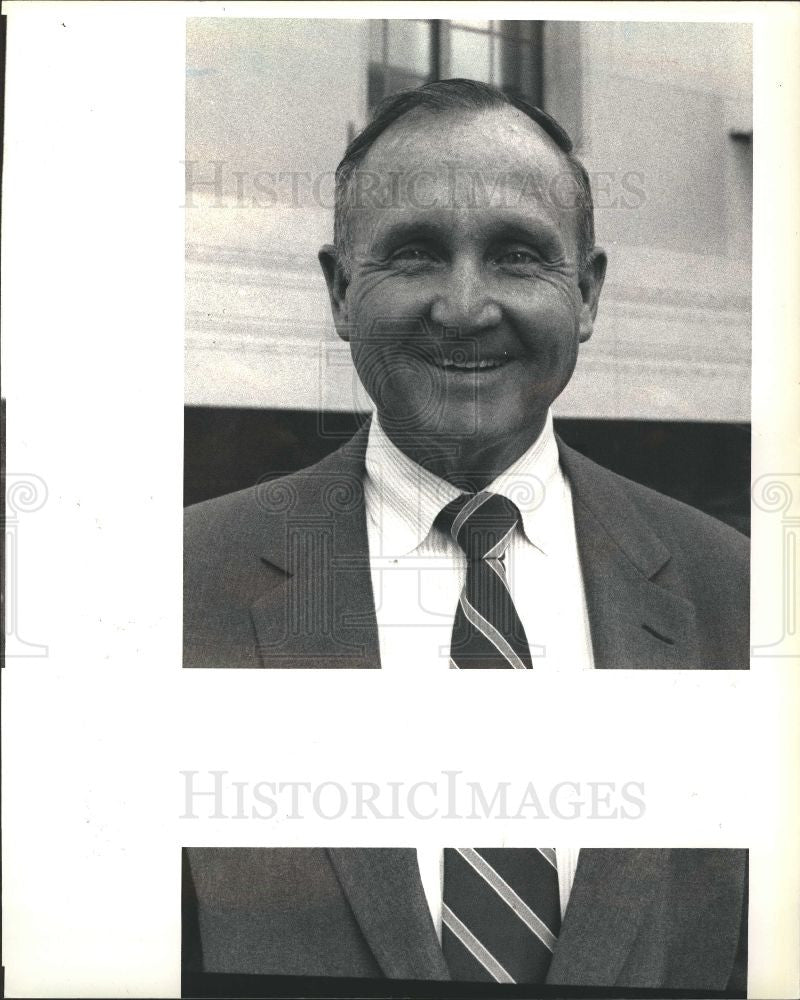 1987 Press Photo Alvah H. Chapman Jr - Historic Images