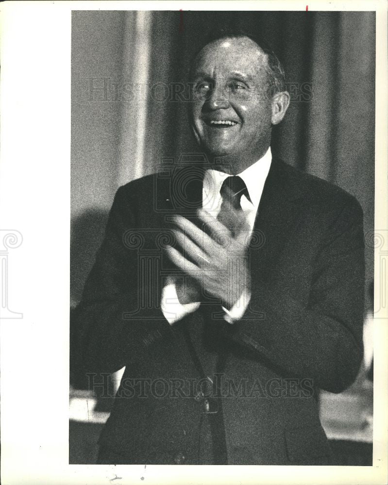 1988 Press Photo Alvah H Chapman American publisher - Historic Images