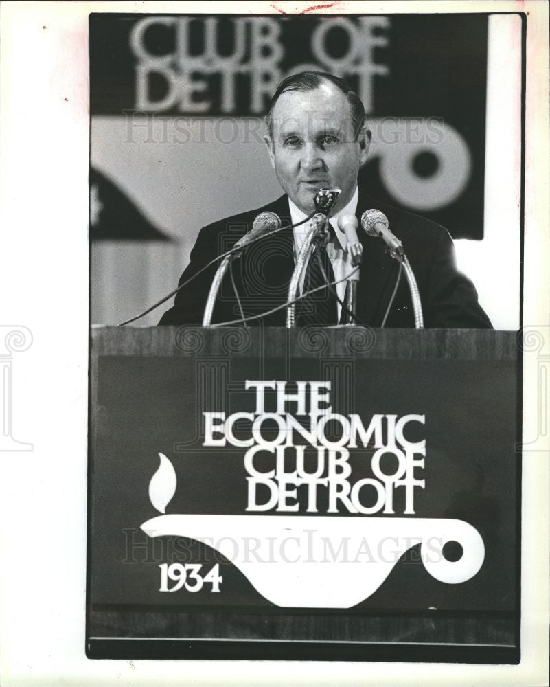 1985 Press Photo Alvin Chapman, Detroit - Historic Images