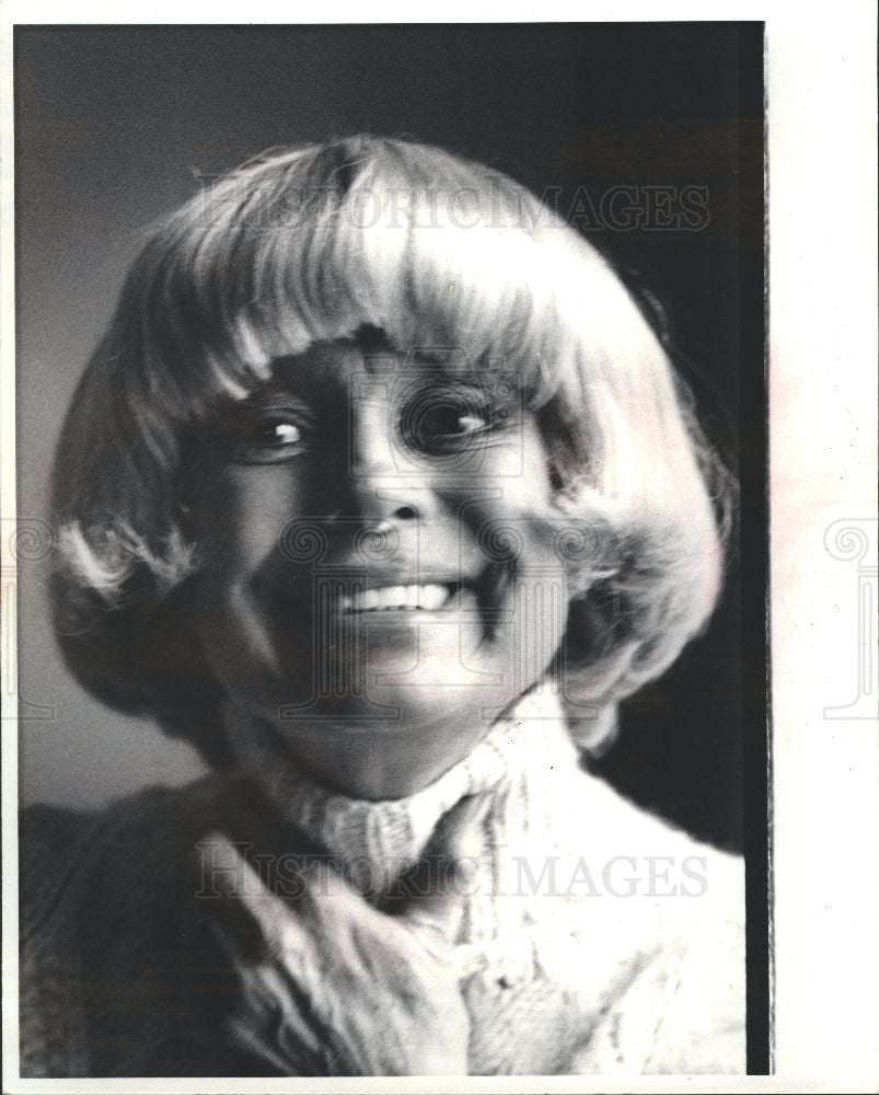1983 Press Photo Carol Channing American singer actress - Historic Images