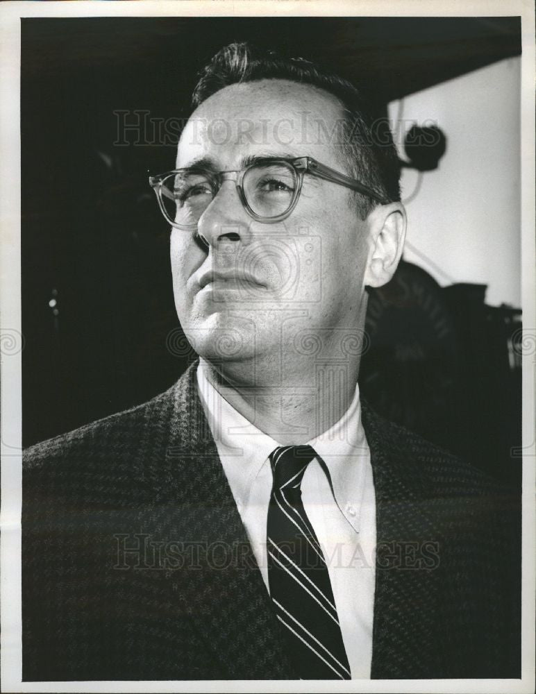 1956 Press Photo traveling newsman jack chancellor NBC - Historic Images