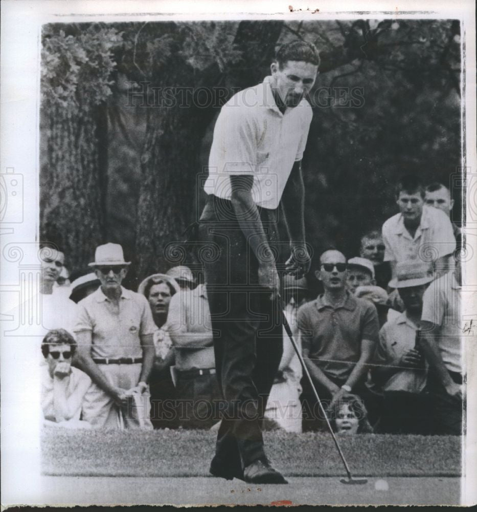 1963 Press Photo BALKY GOLF BALL BOB CHARLES PGA - Historic Images