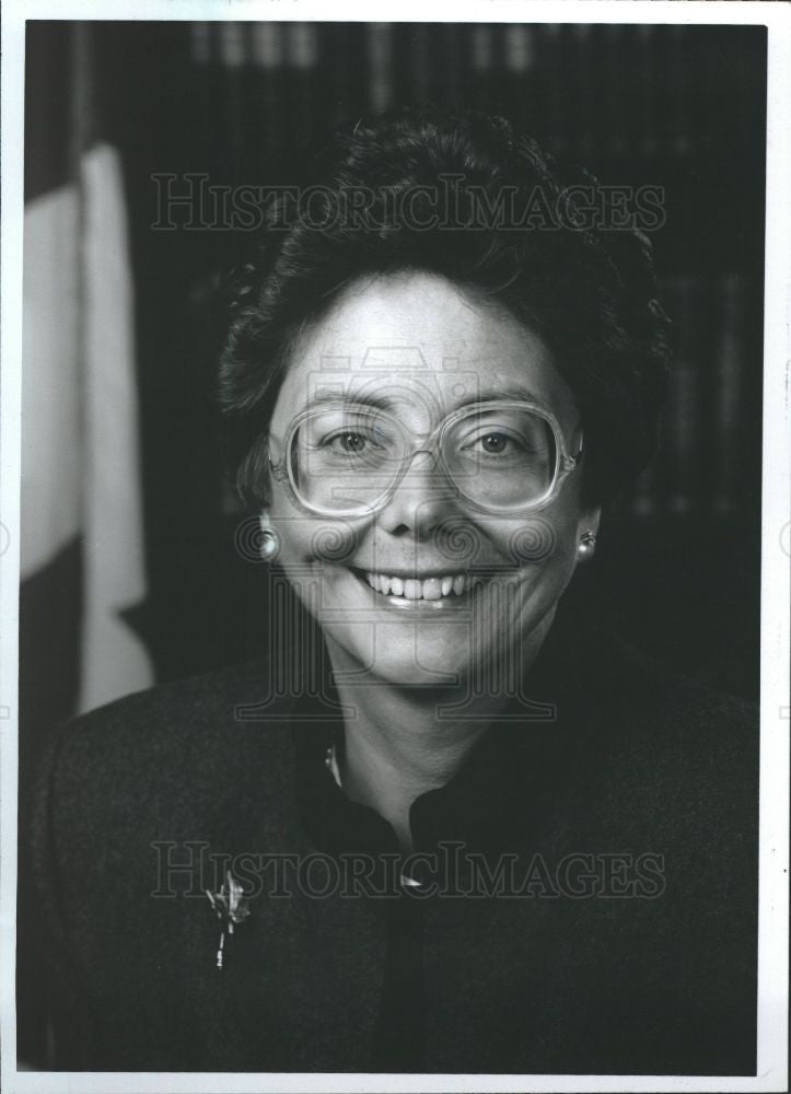1991 Press Photo Anne Charles Canadian Consul General - Historic Images