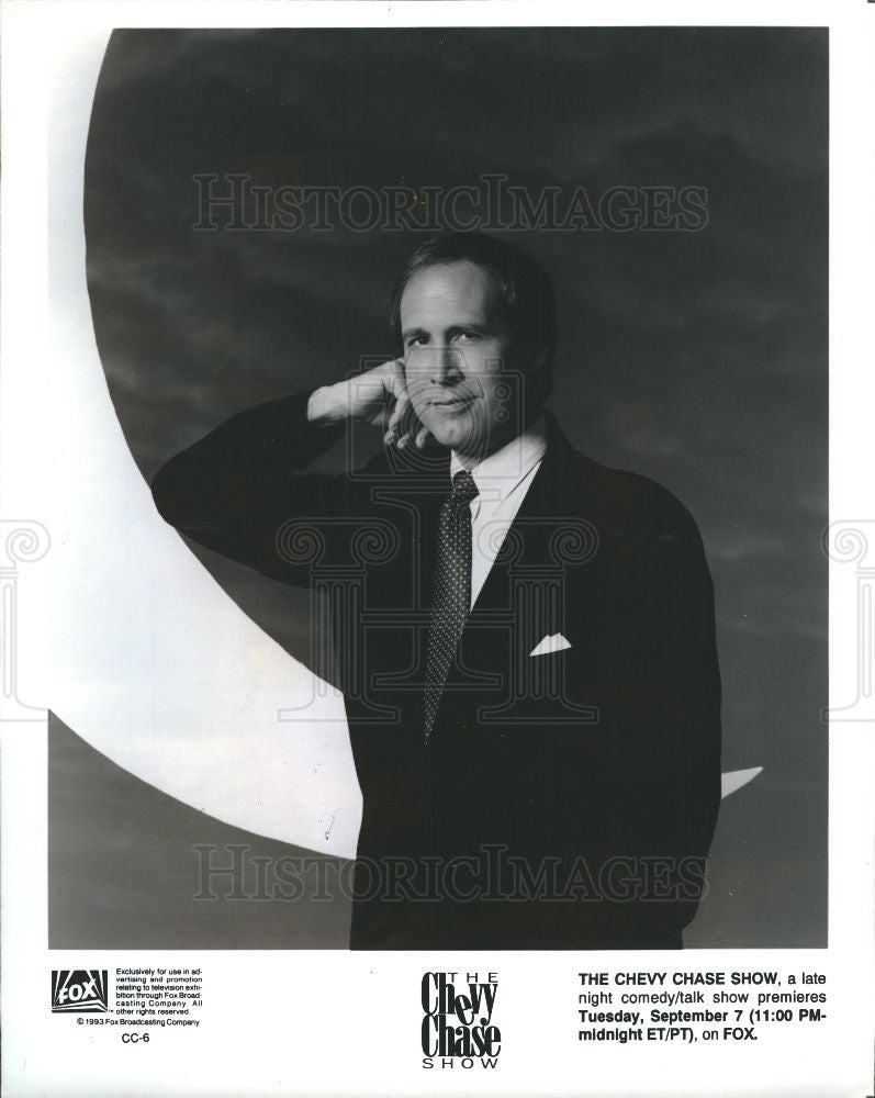 1995 Press Photo The Chevy Chase Show - Historic Images