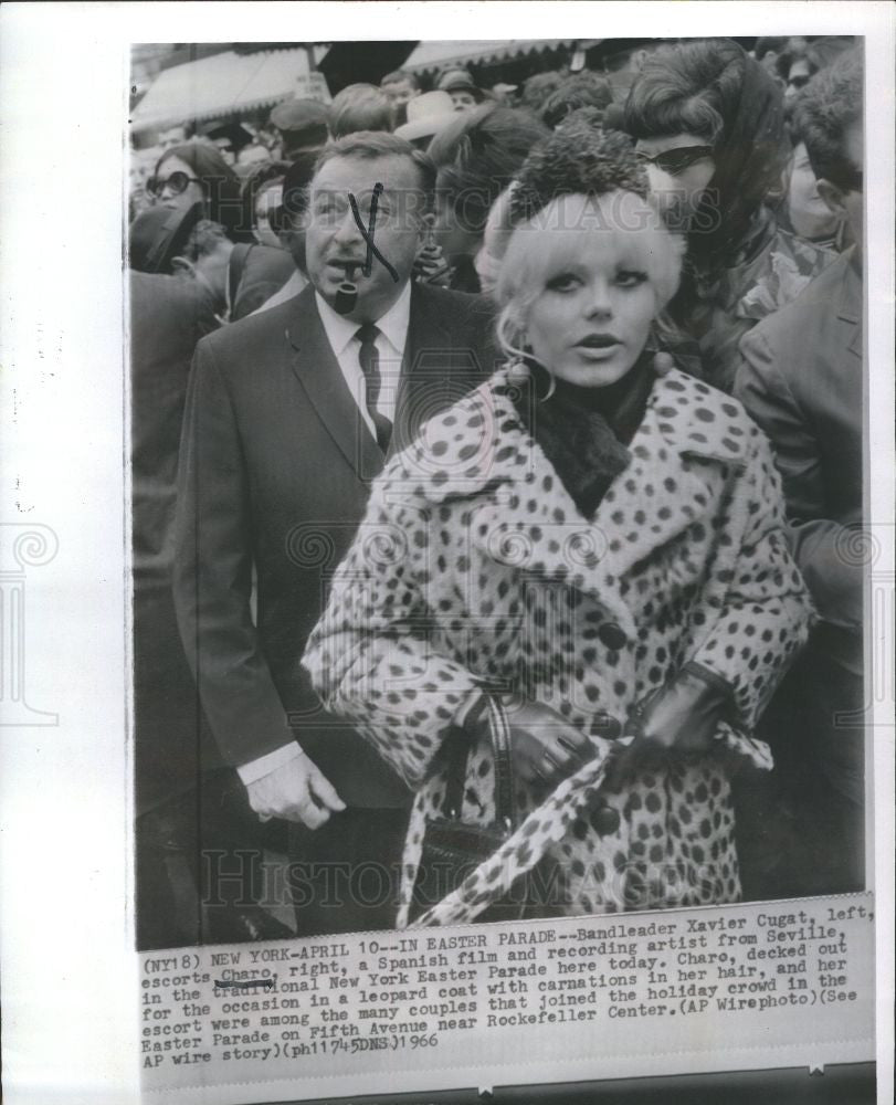 1966 Press Photo Charo actress - Historic Images