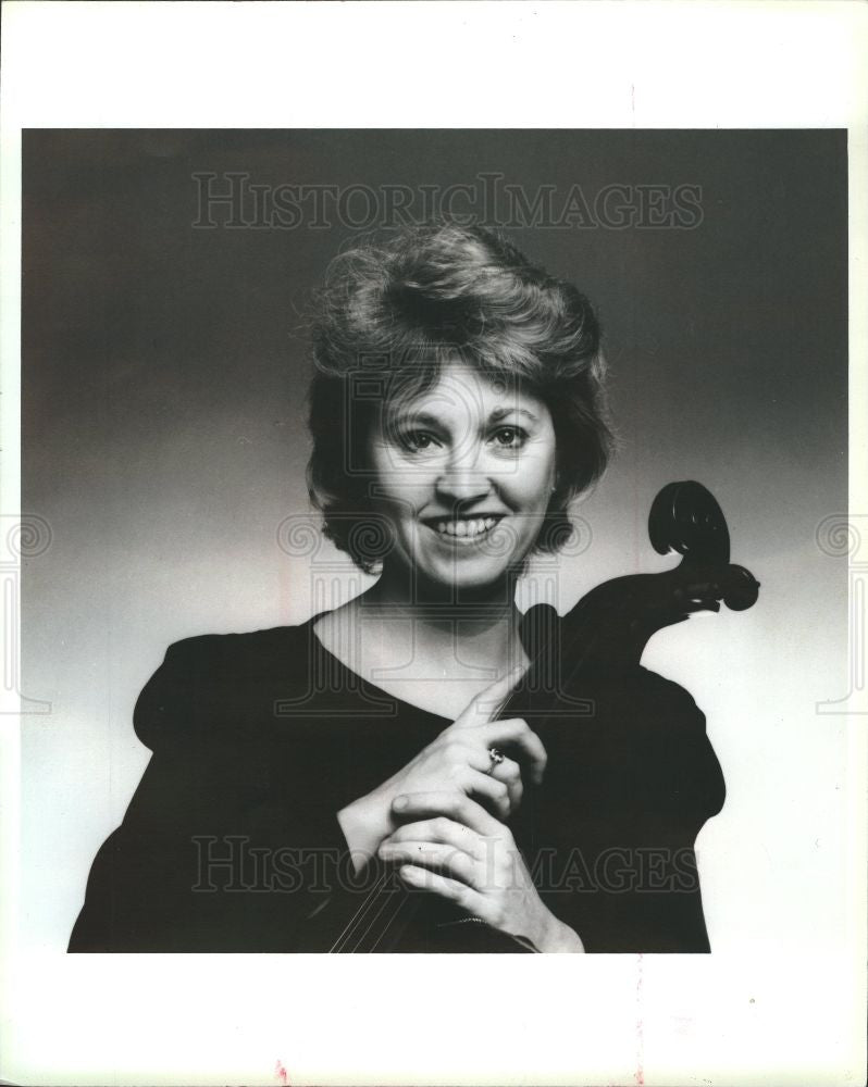 1988 Press Photo Marcy Chanteaux cellist DSO - Historic Images