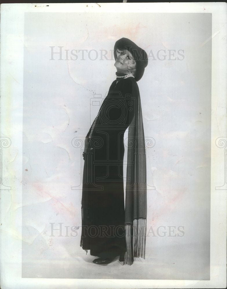 1972 Press Photo Carol channing singer - Historic Images