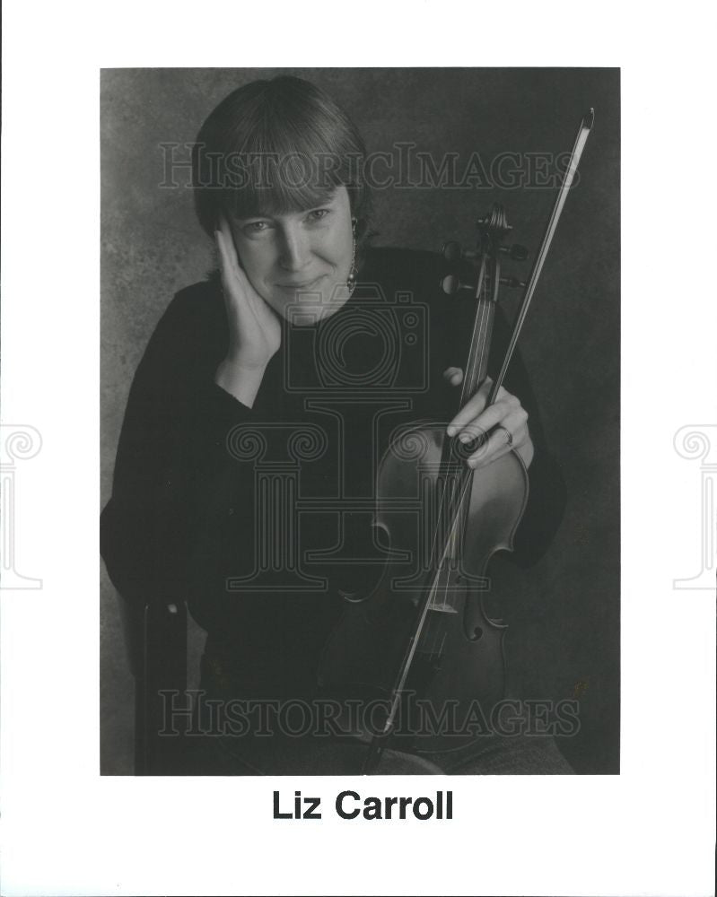 Press Photo Liz Carroll American musician Fiddle - Historic Images