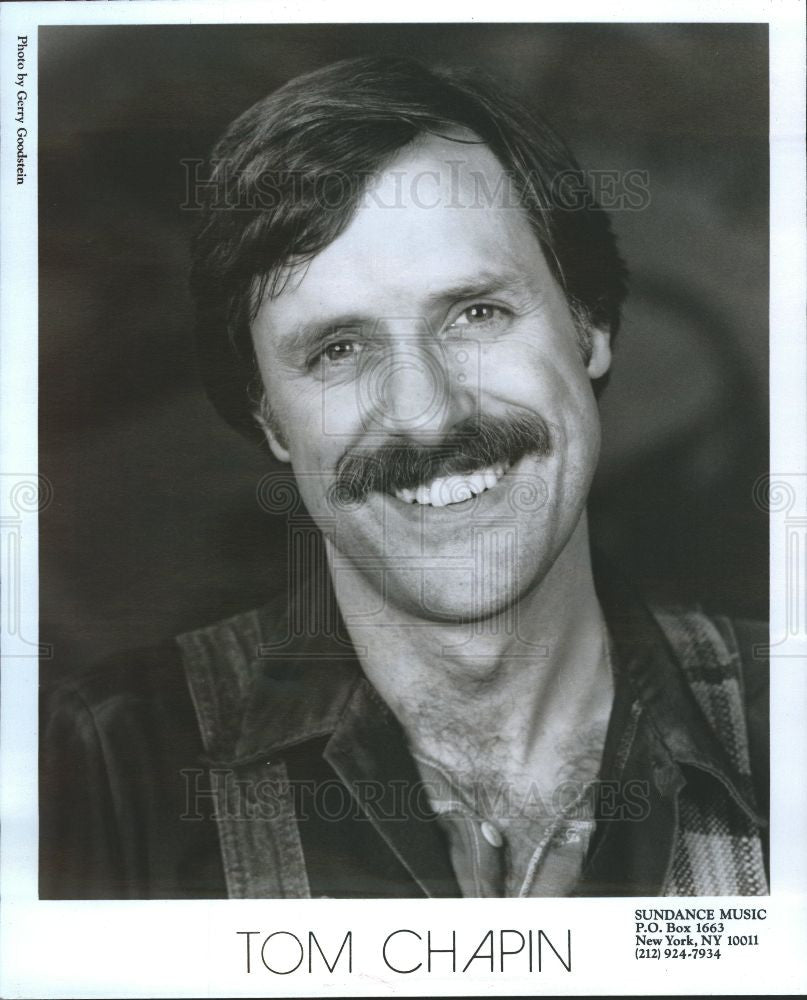 1990 Press Photo Tom Chapin American Musician Singer - Historic Images