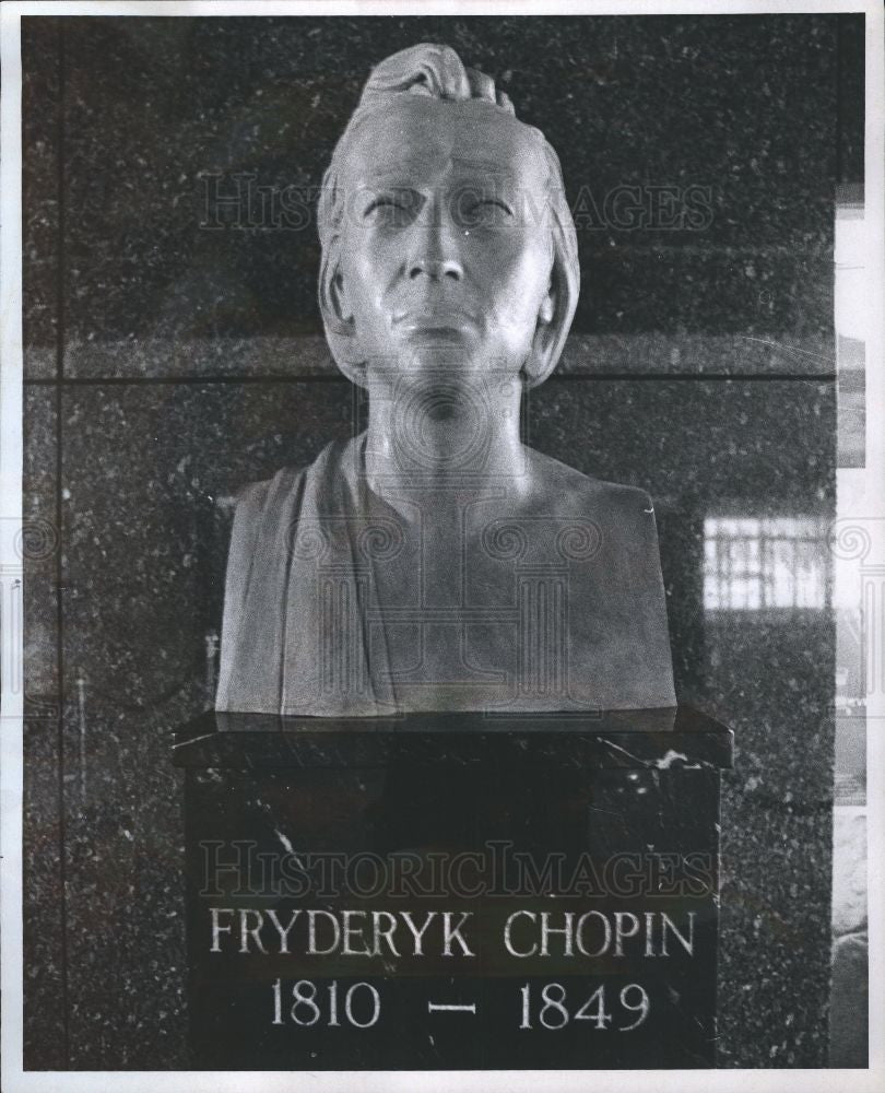 1970 Press Photo Fryderyk Chopin Pianist - Historic Images