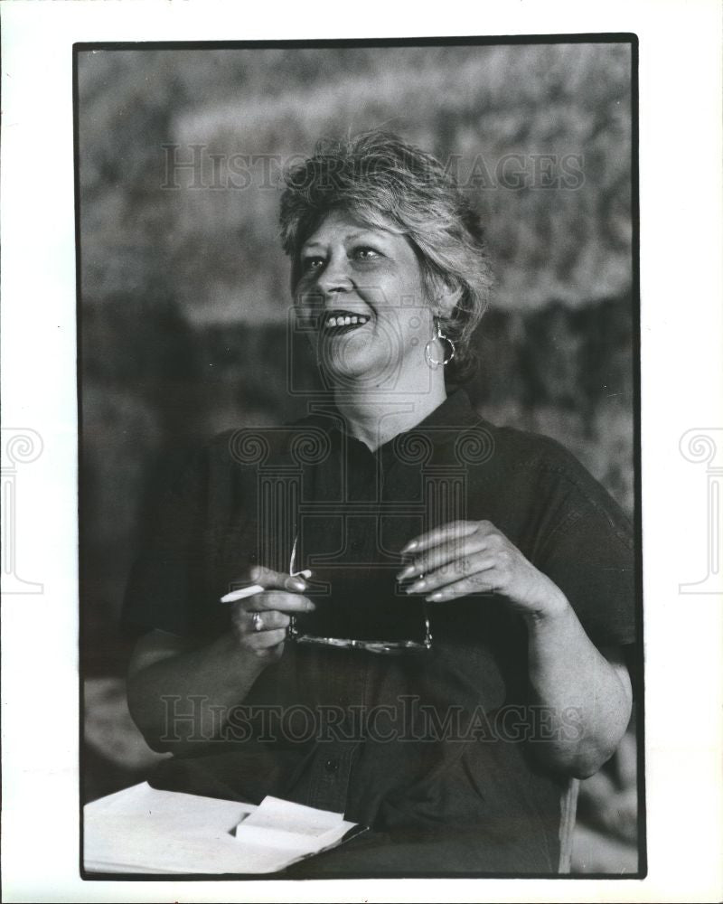 1991 Press Photo Bette Chapel Flint - Historic Images