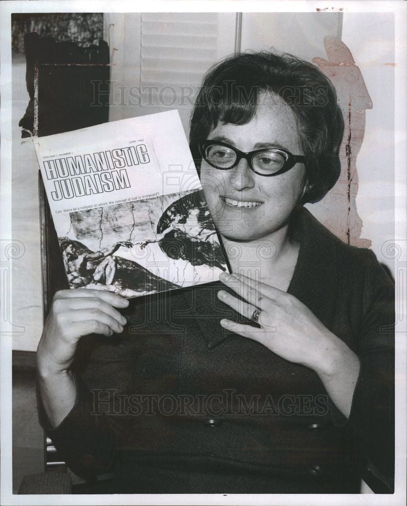 1967 Press Photo Marilynn Rosenthal Journalist - Historic Images