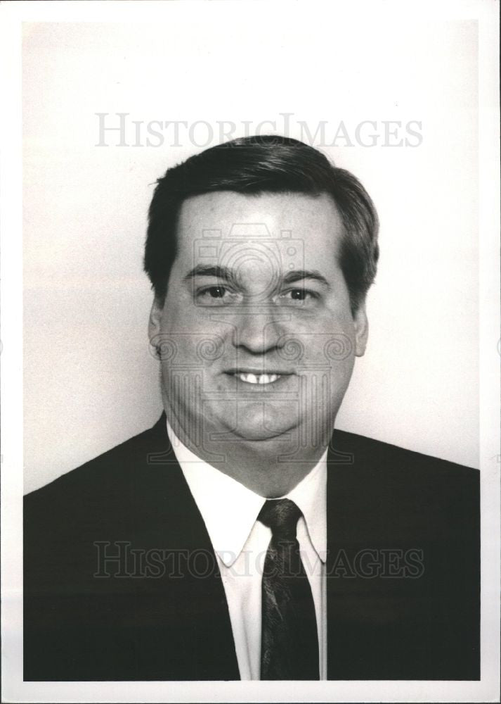 1992 Press Photo craig rosenthal detroit pistons exec - Historic Images