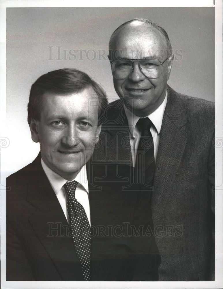 1990 Press Photo Brian Ross Ira Silverman - Historic Images