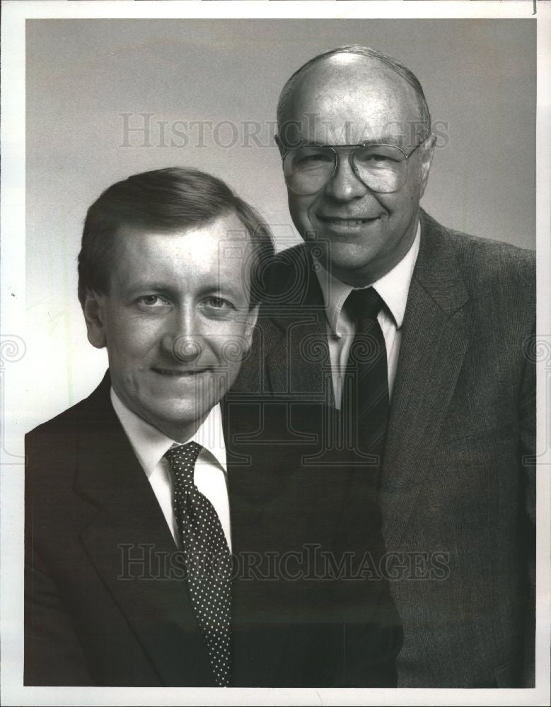 1991 Press Photo NBC Expose Brian Ross Ira Silverman - Historic Images