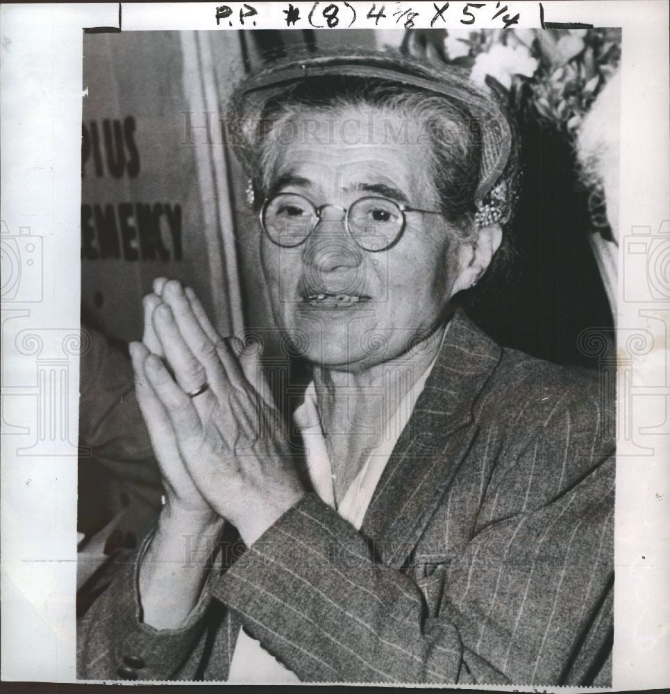 1953 Press Photo Julius MotherSophie Rosenberg - Historic Images