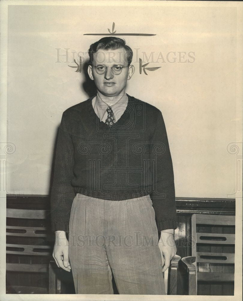 1948 Press Photo James Zarichny MSC - Historic Images