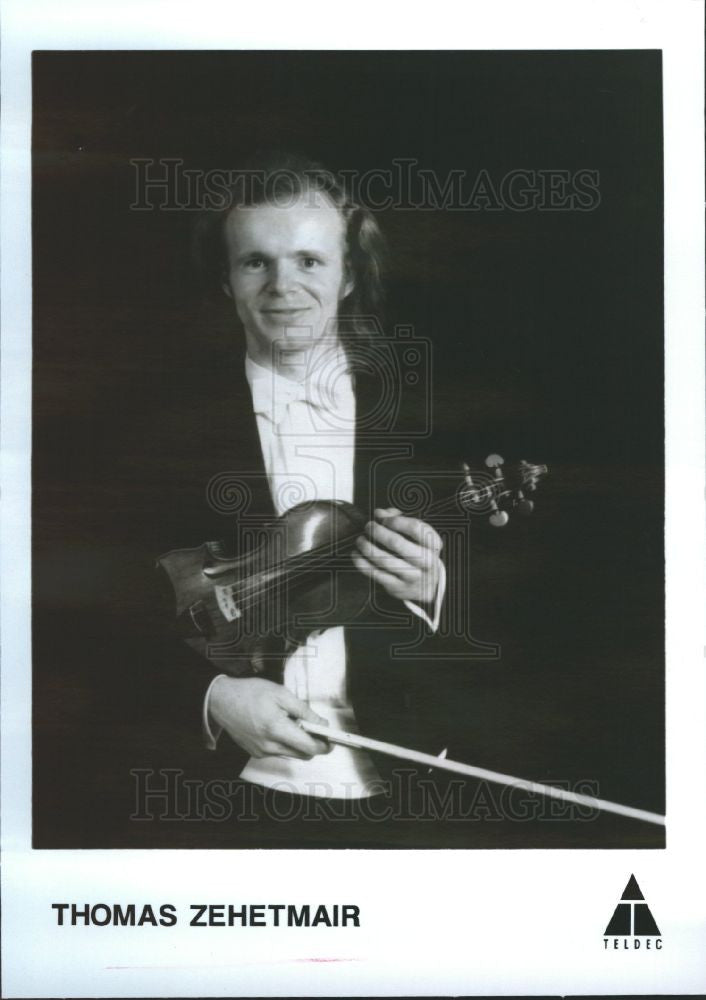 1990 Press Photo Thomas Zehetmair Austrian Violinist - Historic Images
