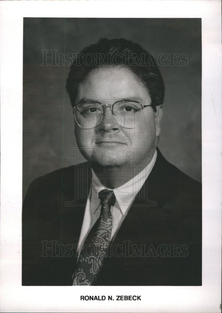 1993 Press Photo Ronald Zebeck GM Cardd Metris - Historic Images