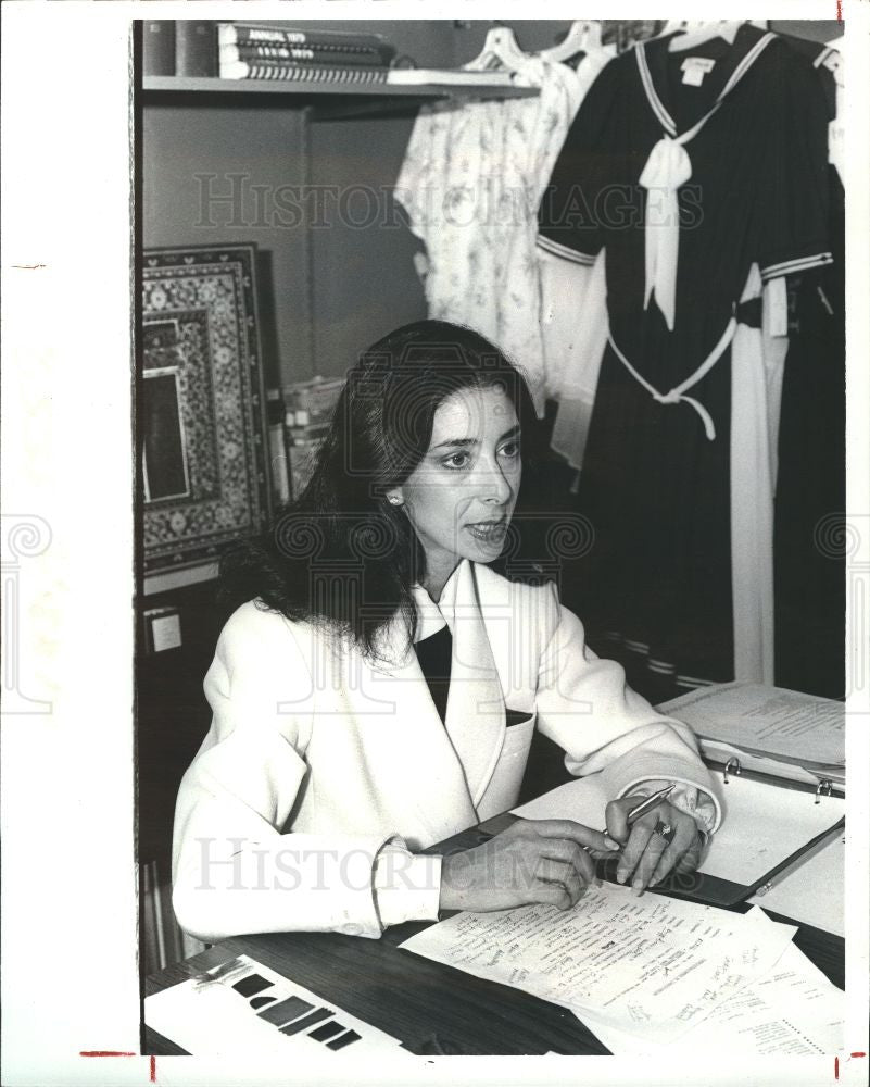 1981 Press Photo Brenda Rosenberg - fashion - Historic Images
