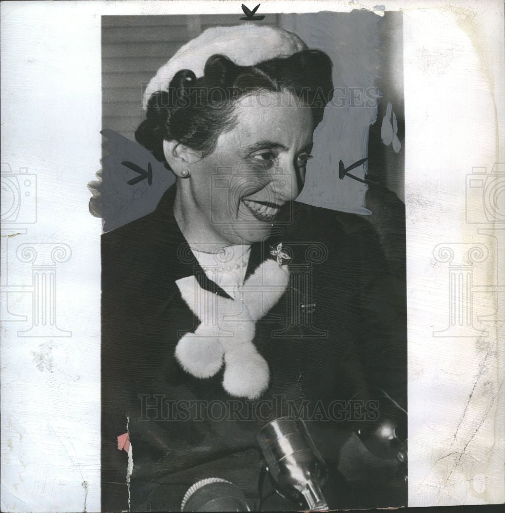 1950 Press Photo ANNA M. ROSENBERG - Historic Images