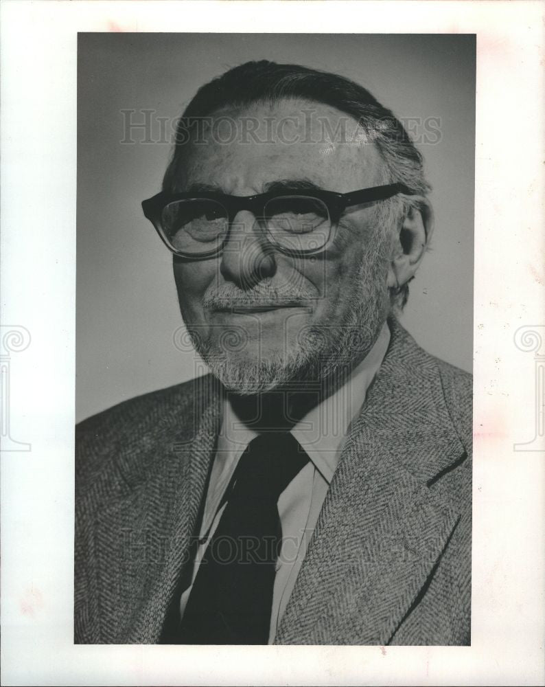 1989 Press Photo Sidney Rosen Detroit Senior Citizens - Historic Images