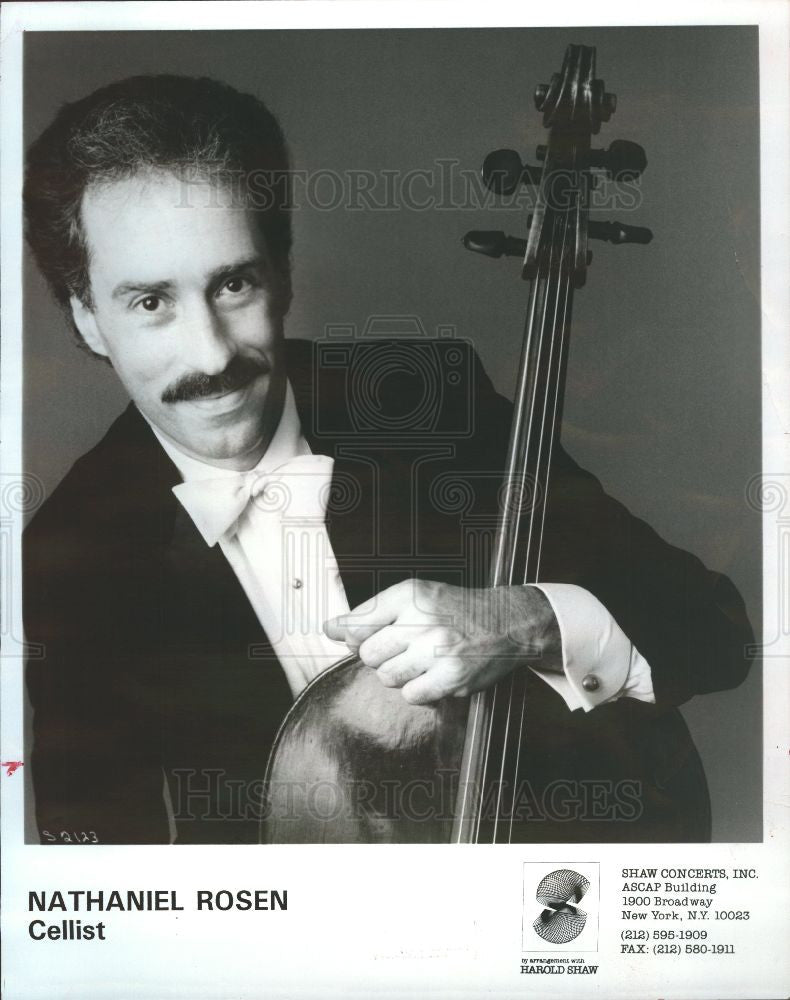 1994 Press Photo Nathaniel Rosen American cellist - Historic Images