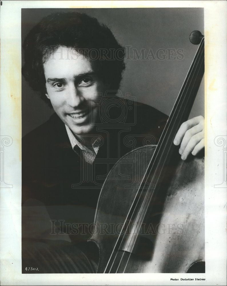 1985 Press Photo Nathaniel Rosen cellist Detroit - Historic Images