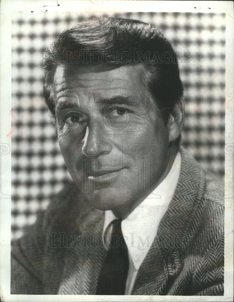 1971 Press Photo Efrem Zimbalist Jr American actor FBI - Historic Images