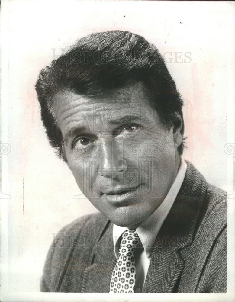 1980 Press Photo Efrem Zimbalist Jr. American actor - Historic Images