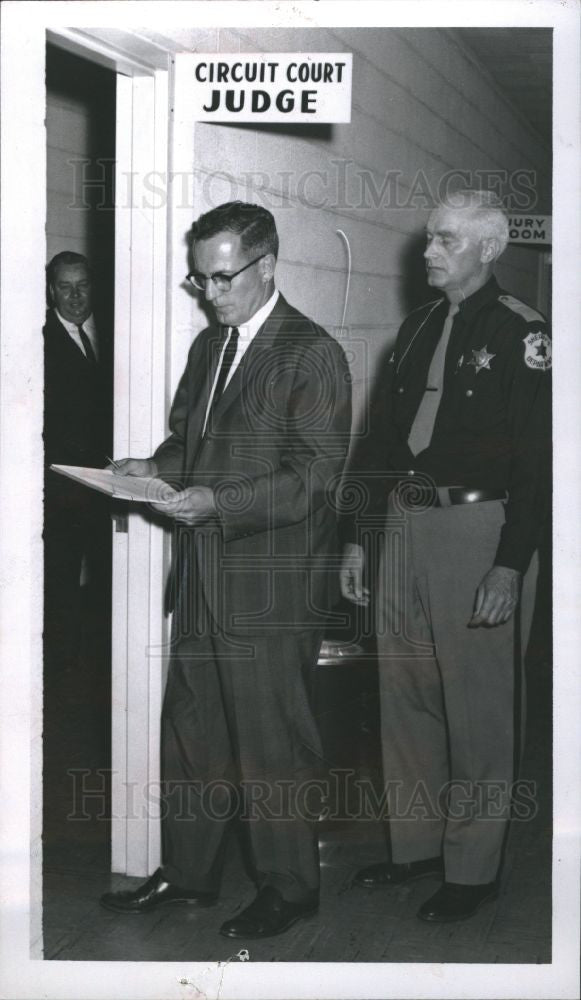 1965 Press Photo Judge Frederick Ziem - Historic Images