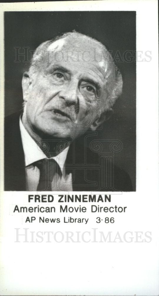 Press Photo Fred Zinneman American movie director - Historic Images
