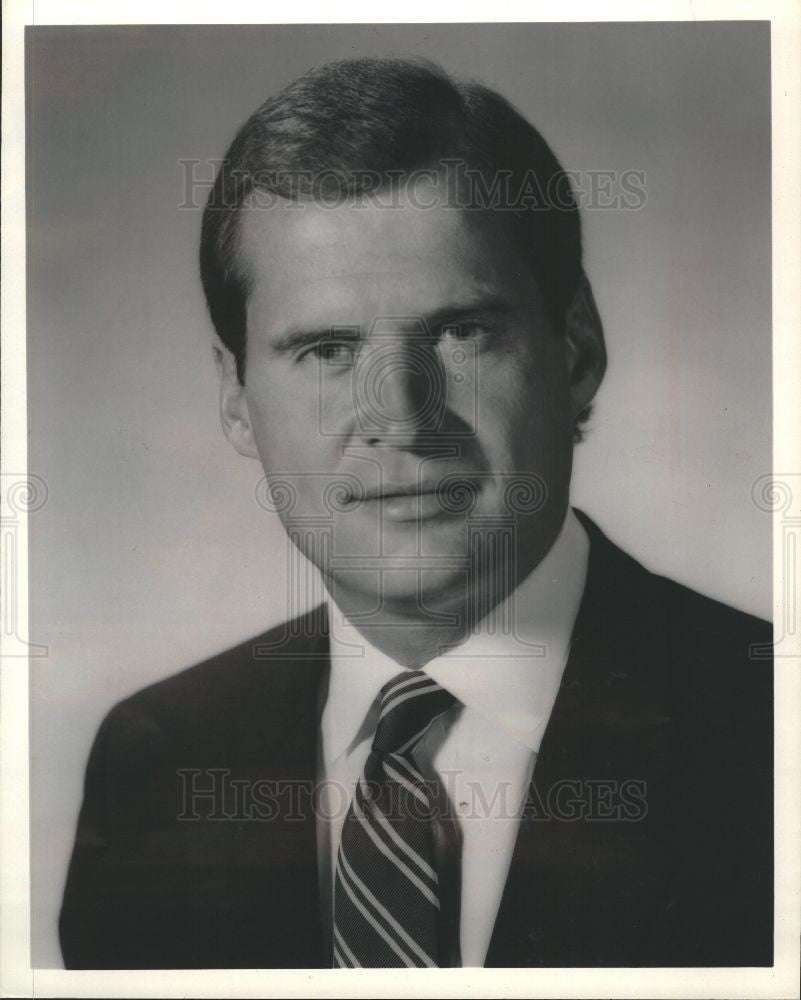 1989 Press Photo Rod Zimmerman CBS Detroit Radio - Historic Images