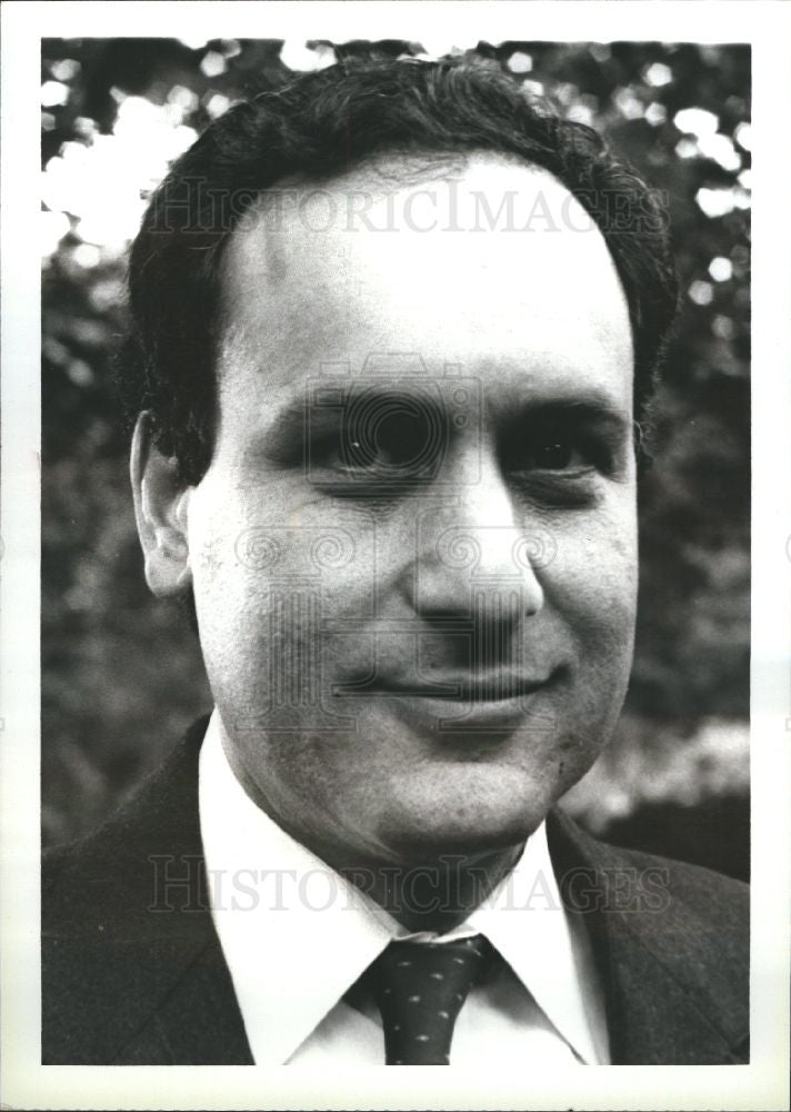 1987 Press Photo Martin Zimmerman Chief Economist Ford - Historic Images
