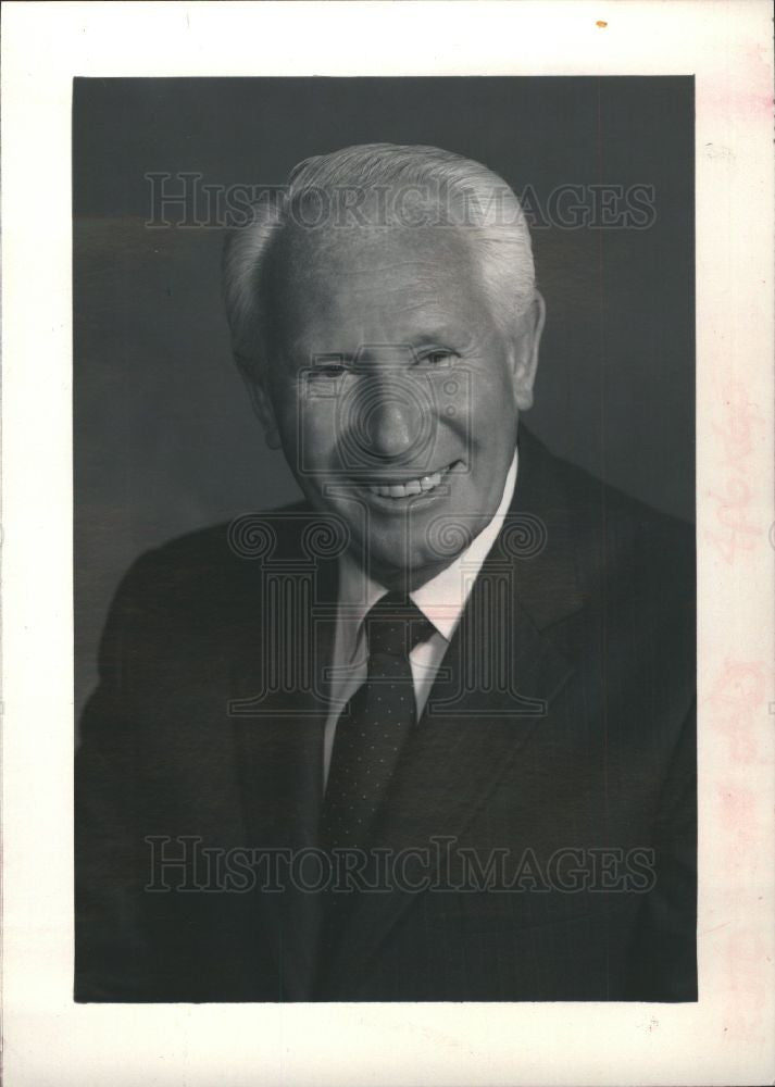 1985 Press Photo Robert Roselle President - Historic Images