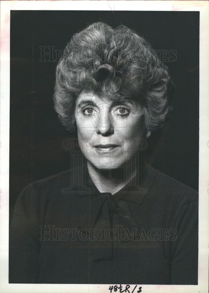 1987 Press Photo June Ridgway Chief Tax Assessor - Historic Images