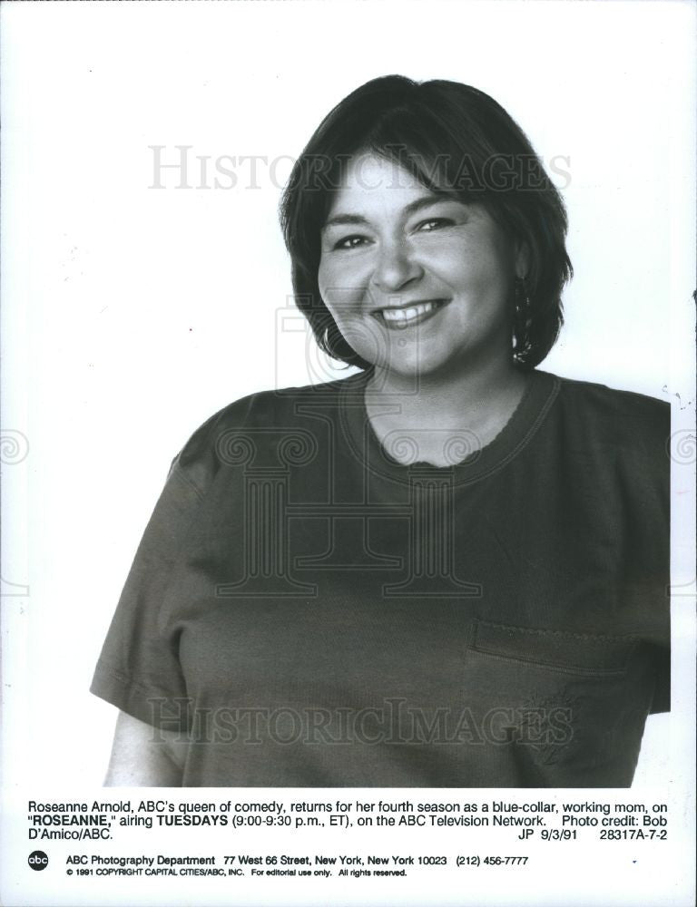 1998 Press Photo ROSEANNE ARNOLD, ROSEANNE - Historic Images