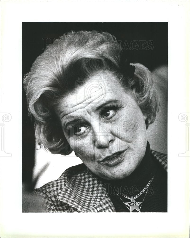 1978 Press Photo Rose Marie American actress New York - Historic Images
