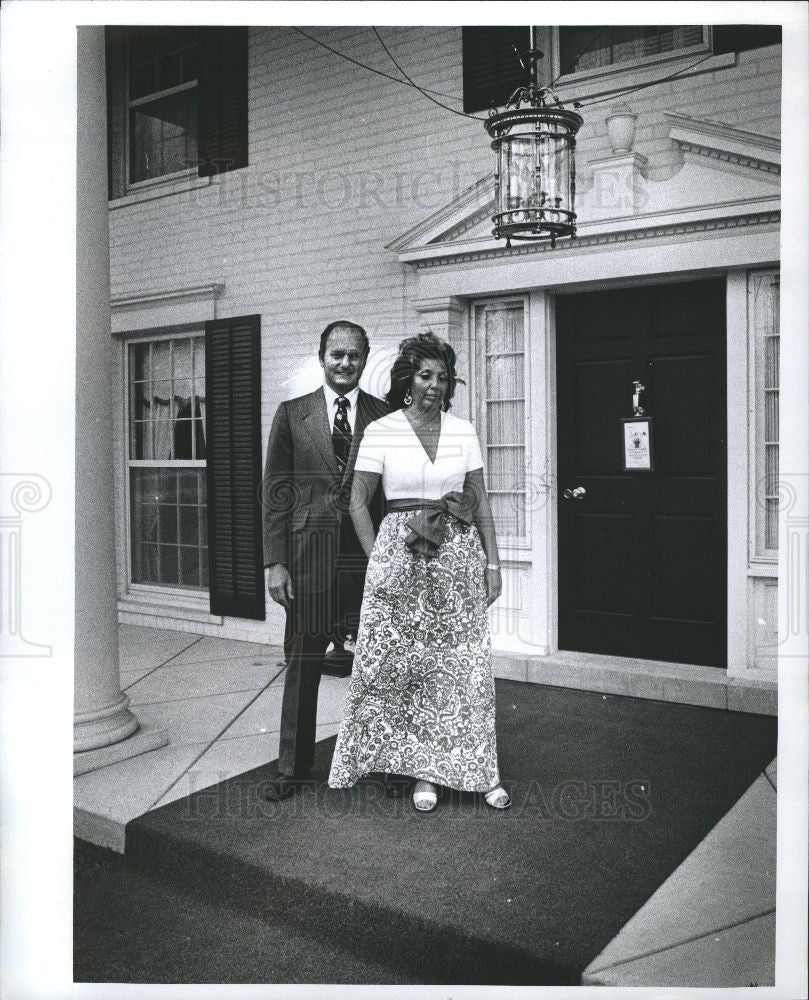 1972 Press Photo Mr. &amp; Mrs. Leslie Rose - Historic Images
