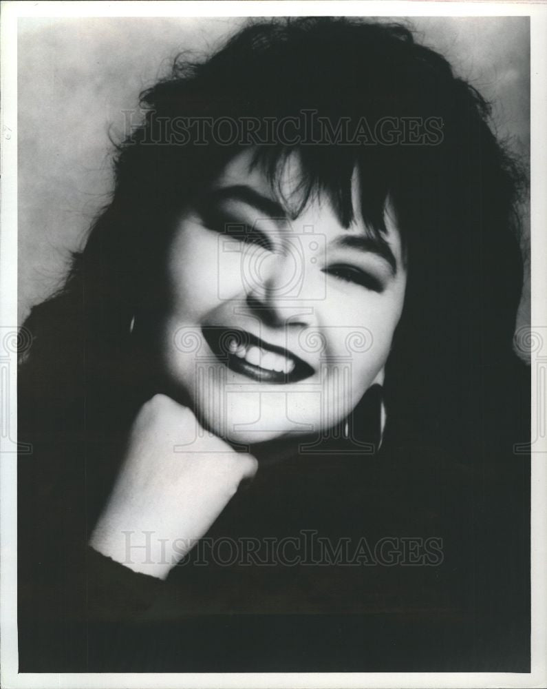 1990 Press Photo Roseanne Cherie Barr American actress - Historic Images