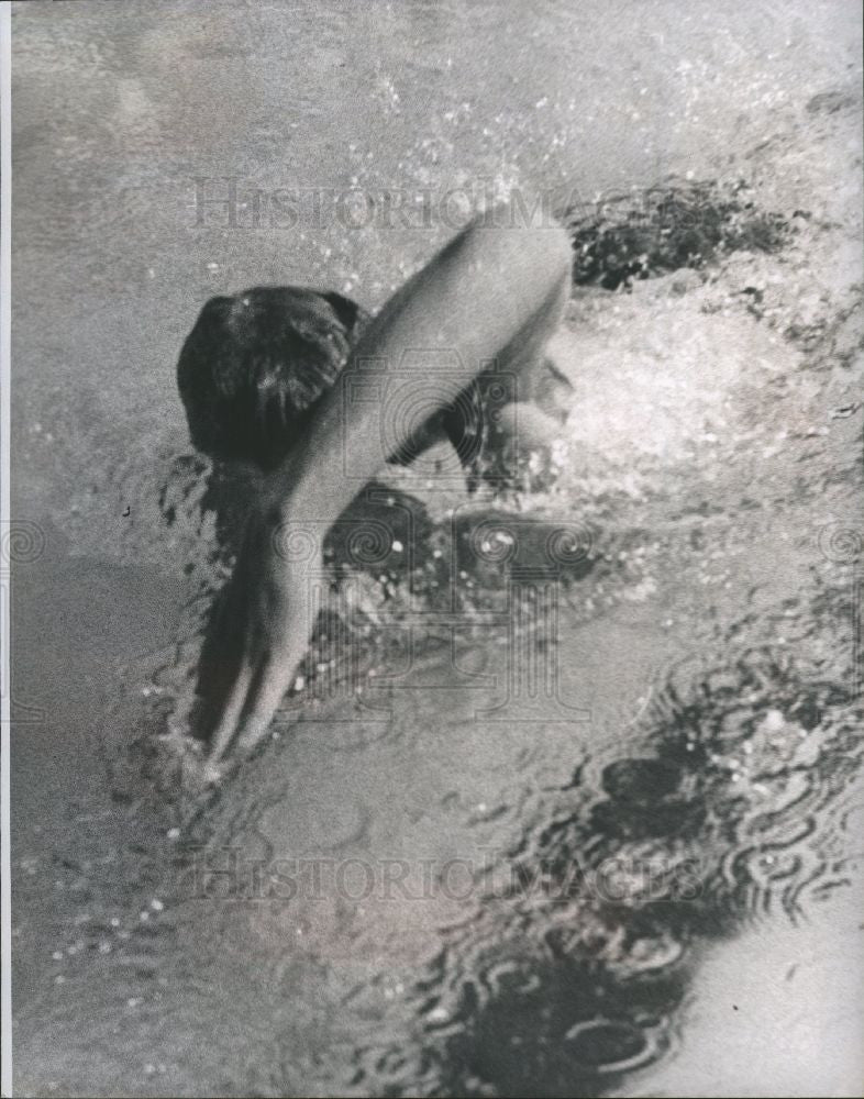 1957 Press Photo Murray Rose Swimming Champion Olympics - Historic Images