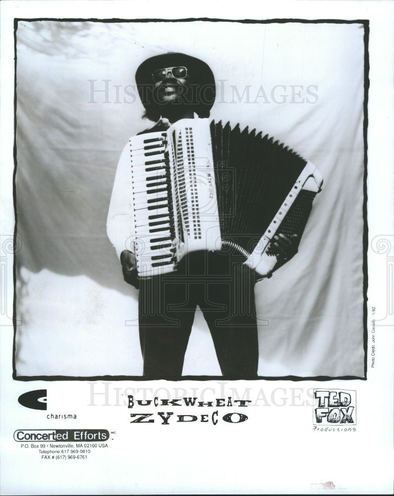 1993 Press Photo Buckwheat Zydeco - Historic Images