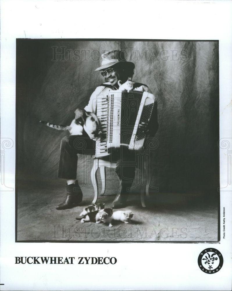 1993 Press Photo Buckwheat Zydeco Stanley Dural music - Historic Images