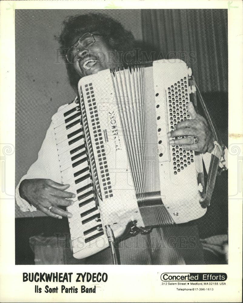 1998 Press Photo Buckwheat Zydeco Musician Performer - Historic Images