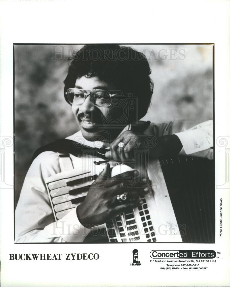 1990 Press Photo BUCKWHEAT ZYDECO - Historic Images