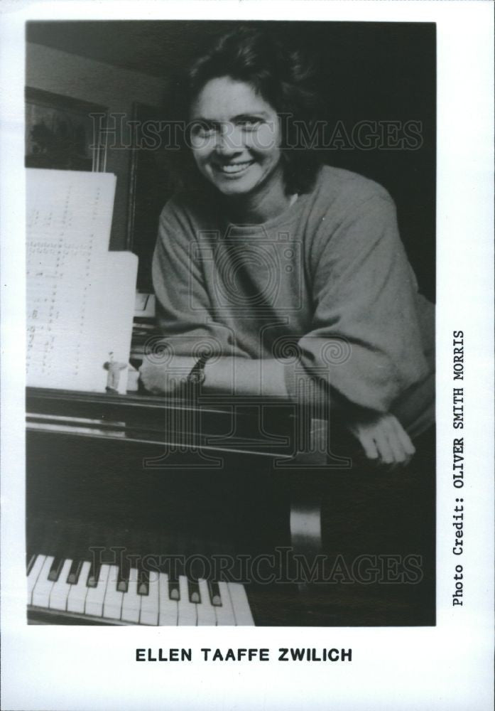 Press Photo Ellen Taaffe Zwilich composer - Historic Images