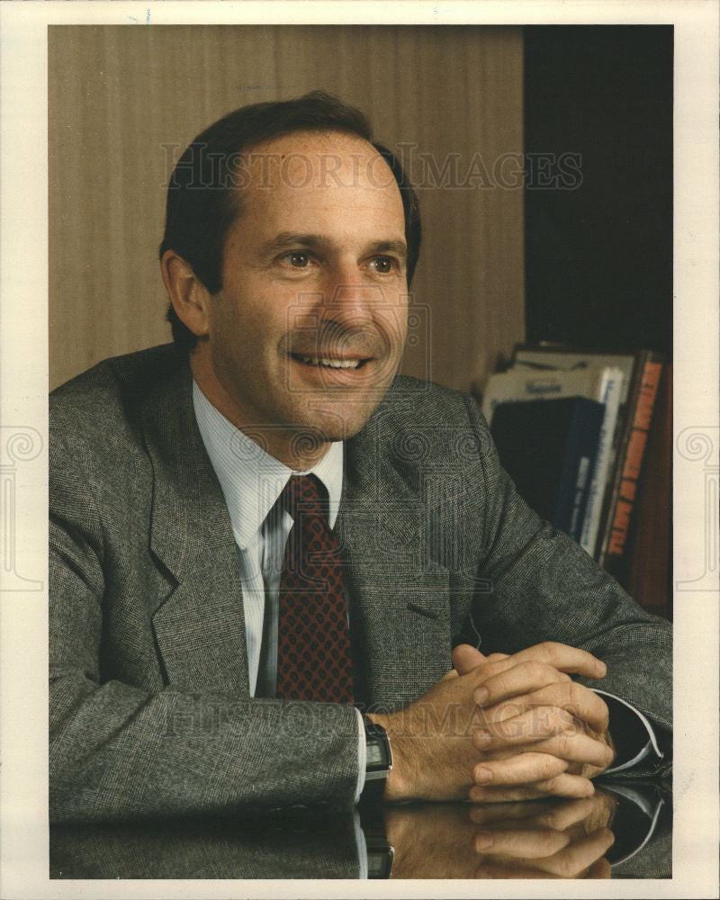 1991 Press Photo Mortimer Zuckerman - publisher - Historic Images